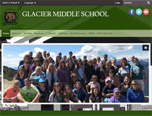 Tablet Screenshot of glacier.whiteriver.wednet.edu