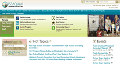Desktop Screenshot of issaquah.wednet.edu