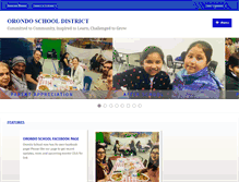 Tablet Screenshot of orondo.wednet.edu