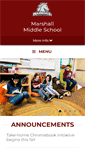 Mobile Screenshot of marshall.osd.wednet.edu