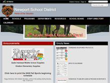 Tablet Screenshot of newport.wednet.edu