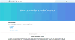 Desktop Screenshot of connect.issaquah.wednet.edu