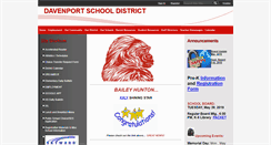 Desktop Screenshot of davenport.wednet.edu