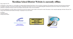 Desktop Screenshot of meridian.wednet.edu