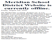 Tablet Screenshot of meridian.wednet.edu