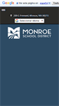 Mobile Screenshot of monroe.wednet.edu