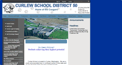 Desktop Screenshot of curlew.wednet.edu