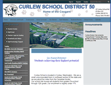 Tablet Screenshot of curlew.wednet.edu
